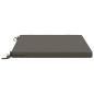 Preview: 1-teiliges Sitzkissen SOEST 100 % Polyester Grau 80 x 80 x 5 cm