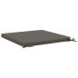 Preview: 1-teiliges Sitzkissen SOEST 100 % Polyester Grau 80 x 80 x 5 cm
