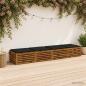 Preview: ARDEBO.de - 4-teilige Sitzkissen SOEST 4 stk. 100 % Polyester Schwarz
