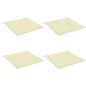 Preview: 4-teilige Sitzkissen SOEST 4 stk. 100 % Polyester Creme