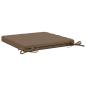Preview: 4-teilige Sitzkissen SOEST 4 stk. 100 % Polyester Taupe