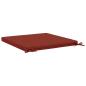 Preview: 1-teiliges Sitzkissen SOEST 100 % Polyester Rot 80 x 80 x 5 cm