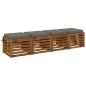 Preview: Sitzkissen SOEST 4 stk. 100 % Polyester Grau 40 x 40 x 7 cm