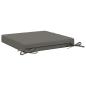 Preview: Sitzkissen SOEST 4 stk. 100 % Polyester Grau 40 x 40 x 7 cm