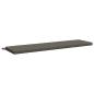 Preview: Bankkissen SOEST 100 % Polyester Grau 150 x 40 x 5 cm
