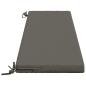 Preview: Bankkissen SOEST 100 % Polyester Grau 150 x 40 x 5 cm