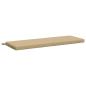 Preview: Bankkissen SOEST 100 % Polyester Beige 120 x 40 x 5 cm