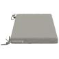 Preview: Bankkissen SOEST 100 % Polyester Grau 60 x 40 x 5 cm