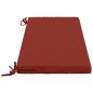 Preview: Bankkissen SOEST 100 % Polyester Rot 110 x 40 x 5 cm