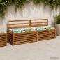 Preview: ARDEBO.de - Bankkissen SOEST 100 % Polyester Mehrfarbig 170 x 40 x 8 cm
