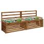 Preview: Bankkissen SOEST 100 % Polyester Mehrfarbig 170 x 40 x 8 cm