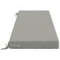 Preview: Bankkissen SOEST 100 % Polyester Grau 140 x 50 x 8 cm