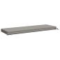 Preview: Bankkissen SOEST 100 % Polyester Grau 140 x 50 x 8 cm