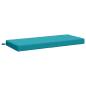 Preview: Bankkissen SOEST 100 % Polyester Türkis 120 x 50 x 8 cm
