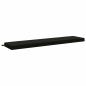 Preview: ARDEBO.de - Bankkissen SOEST 100 % Polyester Schwarz 180 x 40 x 8 cm