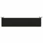 Preview: Bankkissen SOEST 100 % Polyester Schwarz 180 x 40 x 8 cm