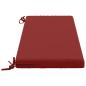 Preview: Bankkissen SOEST 100 % Polyester Weinrot 110 x 40 x 5 cm