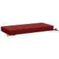Preview: Bankkissen SOEST 100 % Polyester Weinrot 60 x 40 x 8 cm