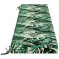 Preview: Bankkissen SOEST 100 % Polyester Blattmuster 170 x 40 x 8 cm