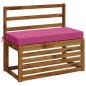 Preview: Bankkissen SOEST 100 % Polyester Rosa 60 x 40 x 8 cm