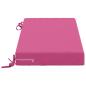 Preview: Bankkissen SOEST 100 % Polyester Rosa 60 x 40 x 8 cm