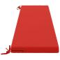Preview: Bankkissen SOEST 100 % Polyester Rot 170 x 40 x 5 cm