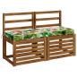 Preview: Bankkissen SOEST 100 % Polyester Mehrfarbig 120 x 40 x 8 cm