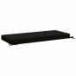 Preview: Bankkissen SOEST 100 % Polyester Schwarz 110 x 50 x 8 cm
