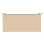 Preview: Bankkissen SOEST 100 % Polyester Creme 120 x 50 x 8 cm