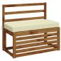 Preview: Bankkissen SOEST 100 % Polyester Creme 60 x 40 x 8 cm