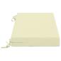 Preview: Bankkissen SOEST 100 % Polyester Creme 60 x 40 x 8 cm