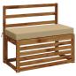 Preview: Bankkissen SOEST 100 % Polyester Beige 60 x 40 x 8 cm