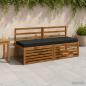 Preview: ARDEBO.de - Bankkissen SOEST 100 % Polyester Anthrazit 150 x 50 x 8 cm
