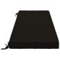 Preview: Bankkissen SOEST 100 % Polyester Schwarz 150 x 50 x 8 cm