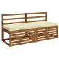 Preview: Bankkissen SOEST 100 % Polyester Creme 150 x 50 x 8 cm