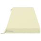 Preview: Bankkissen SOEST 100 % Polyester Creme 150 x 50 x 8 cm
