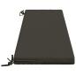 Preview: Bankkissen SOEST 100 % Polyester Anthrazit 150 x 40 x 5 cm