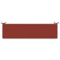 Preview: Bankkissen SOEST 100 % Polyester Rot 140 x 40 x 5 cm