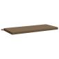 Preview: ARDEBO.de - Bankkissen SOEST 100 % Polyester Taupe 110 x 50 x 5 cm
