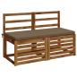 Preview: Bankkissen SOEST 100 % Polyester Taupe 110 x 50 x 5 cm