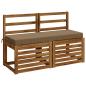 Preview: Bankkissen SOEST 100 % Polyester Taupe 120 x 40 x 8 cm