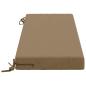 Preview: Bankkissen SOEST 100 % Polyester Taupe 120 x 40 x 8 cm