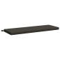 Preview: ARDEBO.de - Bankkissen SOEST 100 % Polyester Anthrazit 110 x 40 x 5 cm