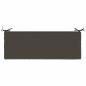 Preview: Bankkissen SOEST 100 % Polyester Anthrazit 110 x 40 x 5 cm