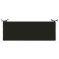 Preview: Bankkissen SOEST 100 % Polyester Schwarz 100 x 40 x 8 cm