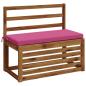 Preview: Bankkissen SOEST 100 % Polyester Rosa 80 x 40 x 5 cm