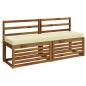 Preview: Bankkissen SOEST 100 % Polyester Creme 160 x 40 x 8 cm