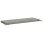 Preview: Bankkissen SOEST 100 % Polyester Grau 120 x 40 x 5 cm
