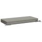 Preview: Bankkissen SOEST 100 % Polyester Grau 60 x 40 x 8 cm