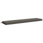 Preview: Bankkissen SOEST 100 % Polyester Grau 170 x 40 x 8 cm